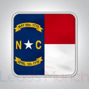 USA State North Carolina Consumer Email List, Sales Leads Database
