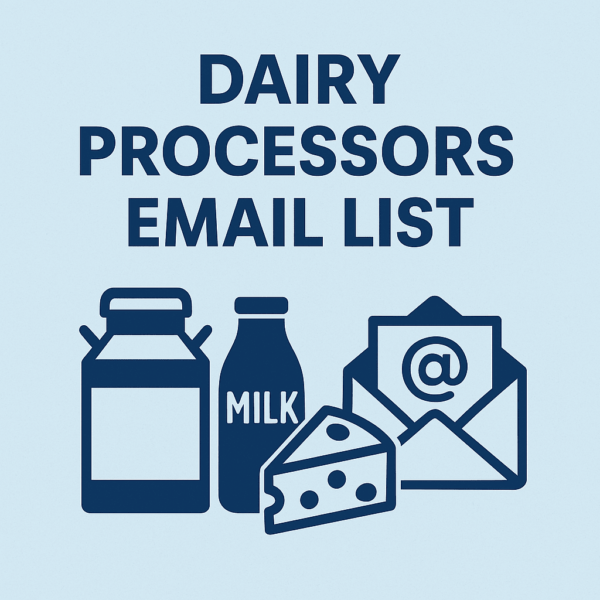 Dairy Processors Email List