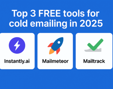 3 FREE tools for cold emailing