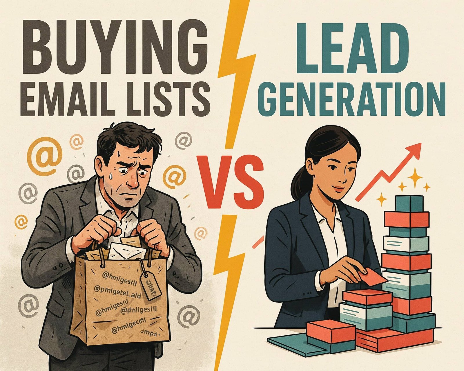 Buying Email Lists vs Lead Generation