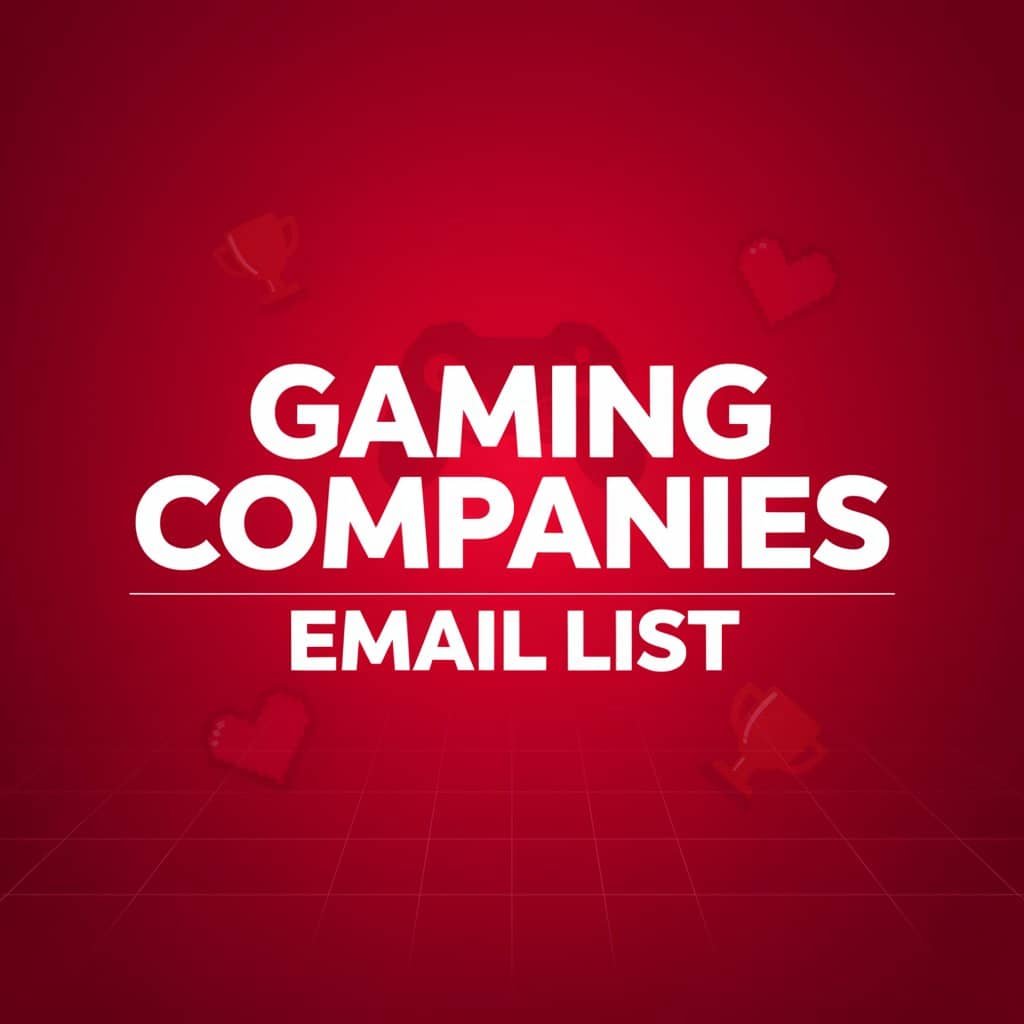 Gaming Companies Email List