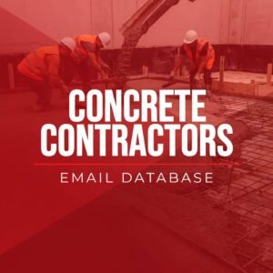 Concrete Contractors Email Database