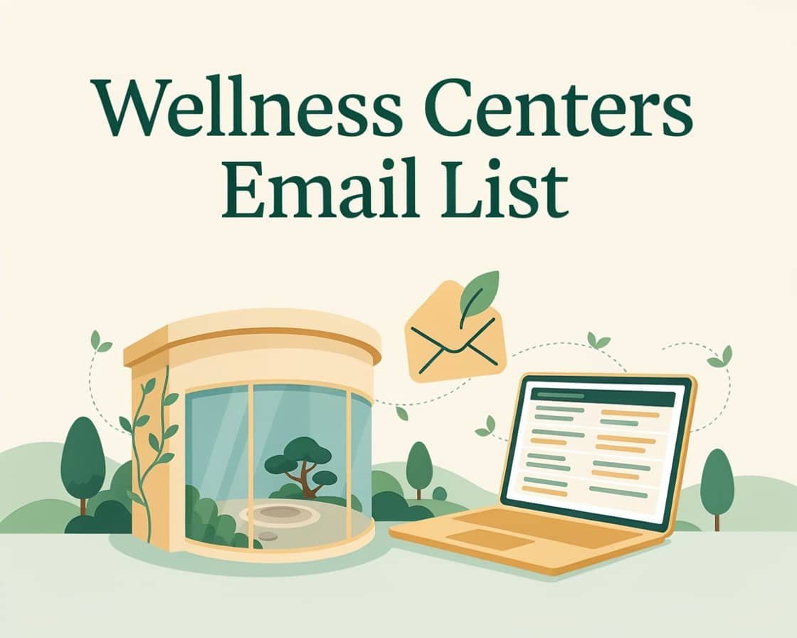 Wellness Centers Email List